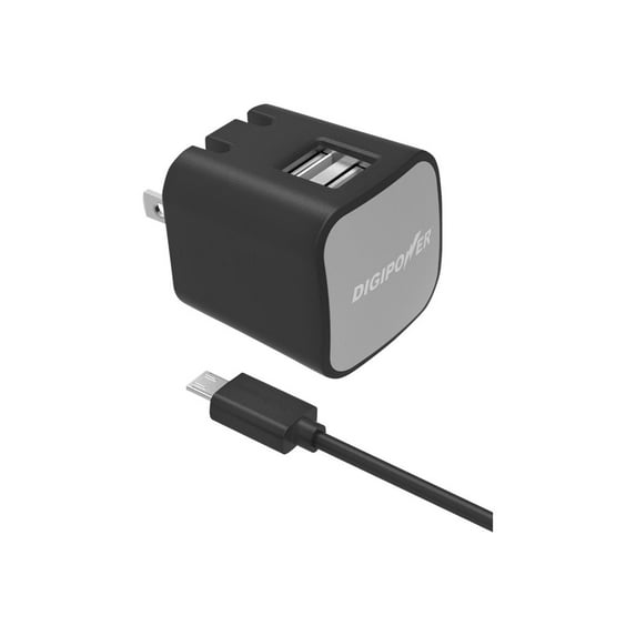 DigiPower Dual USB Wall Charger Kit