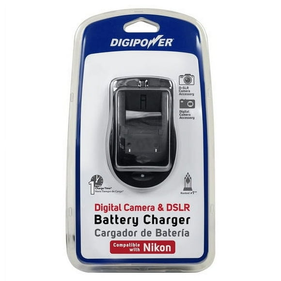 DigiPower QC-500NK Travel Battery Charger for Nikon Compact & DSLR Cameras
