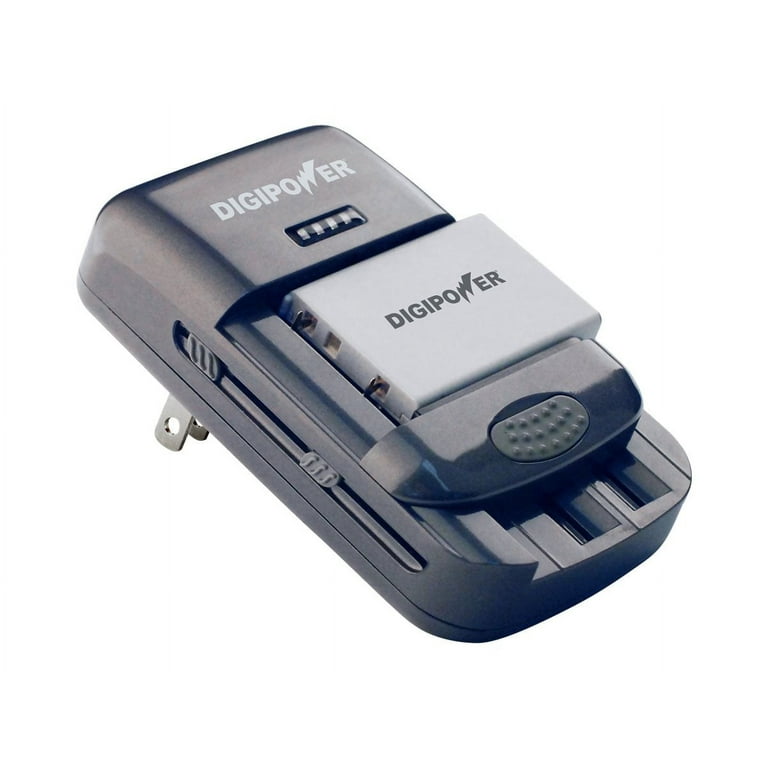 DigiPower TC-U450 Universal Lithium-Ion Camera Battery Car Wall