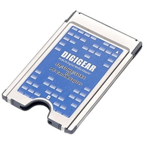 digigear sd sdhc sdxc to pcmcia pc card, adapter supports, ata flash memory
