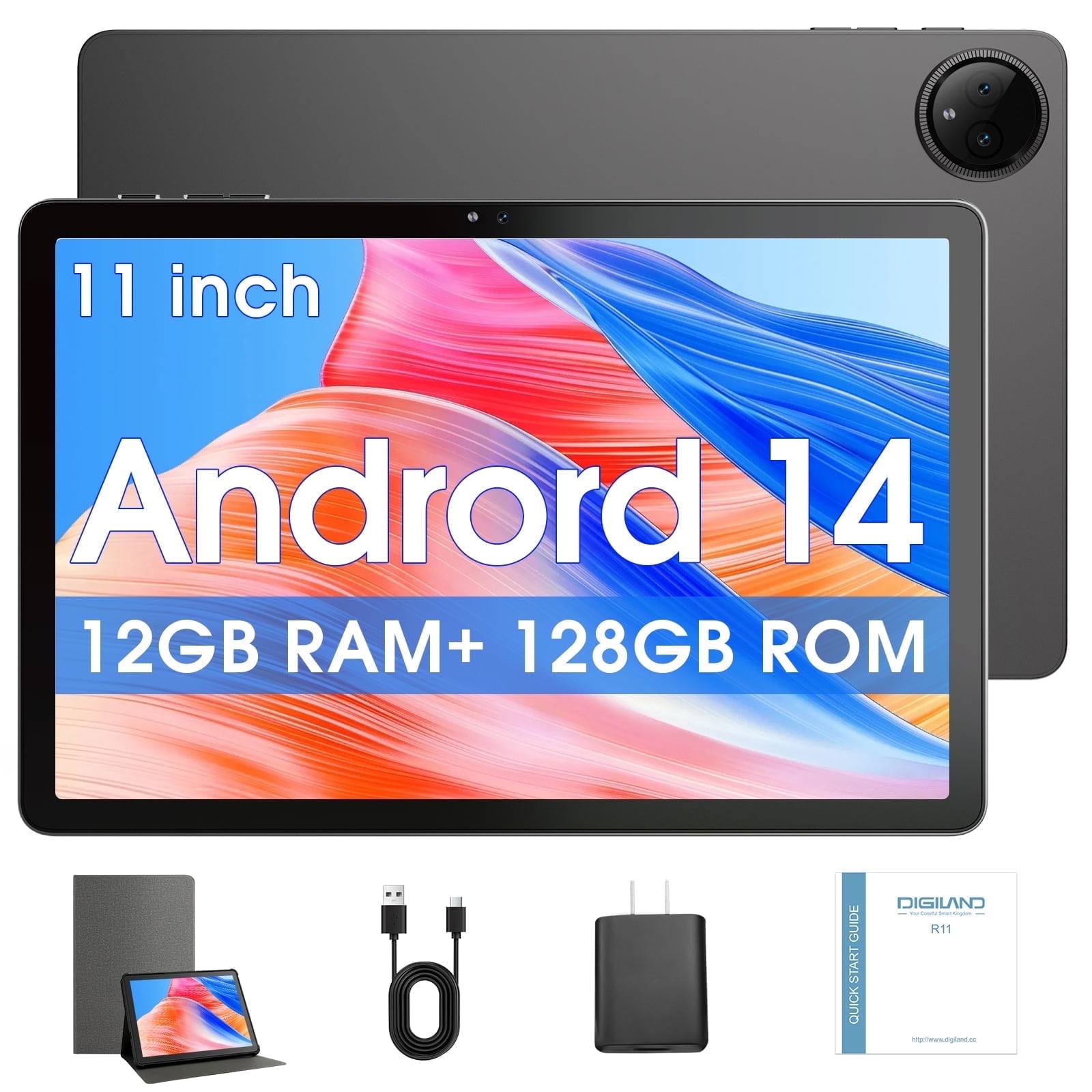 Android 14 タブレット 10インチ 12GB+128GB+1TB拡張 Android 14 12GB+
