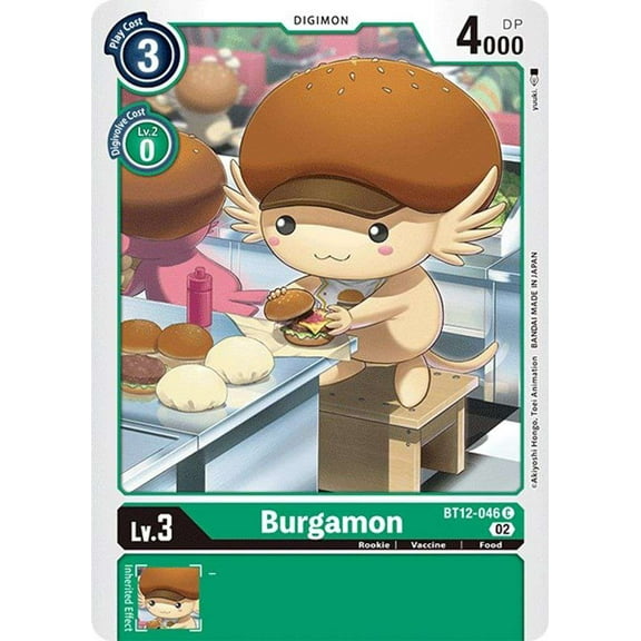 Digimon Across Time Common Burgamon BT12-046