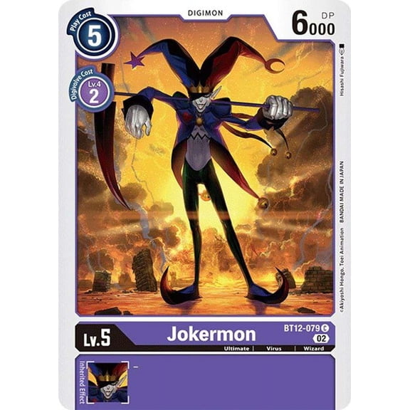 Digimon Across Time Common Jokermon BT12-079