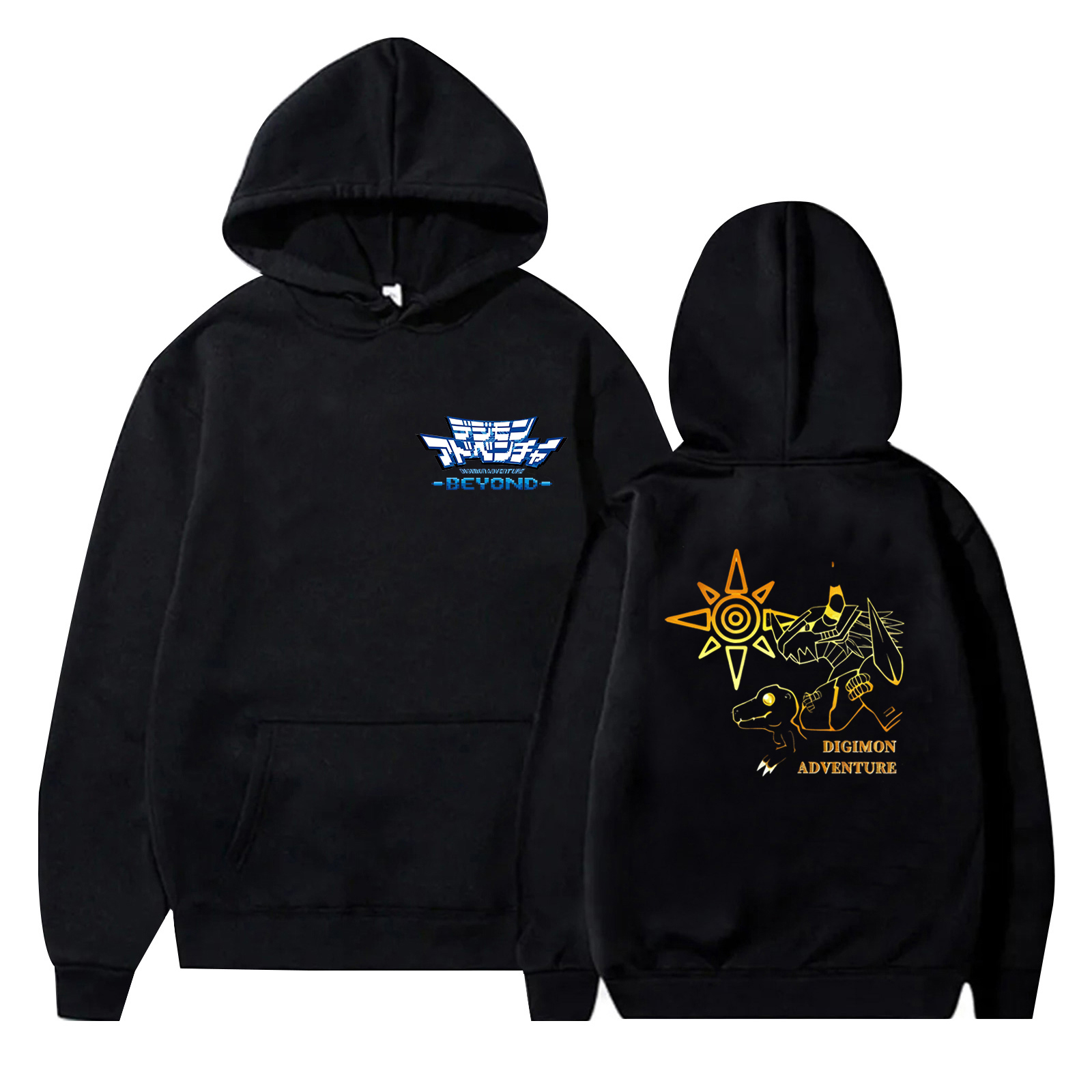 Patamon Merch Digimon Adventure Anime Hoodies Agumon Palmon Patamon Gabumon Gomamon ...