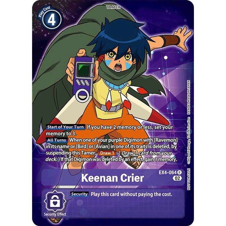 Digimon Alternative Being Rare Keenan Crier Ex4-064 (Alternate Art)