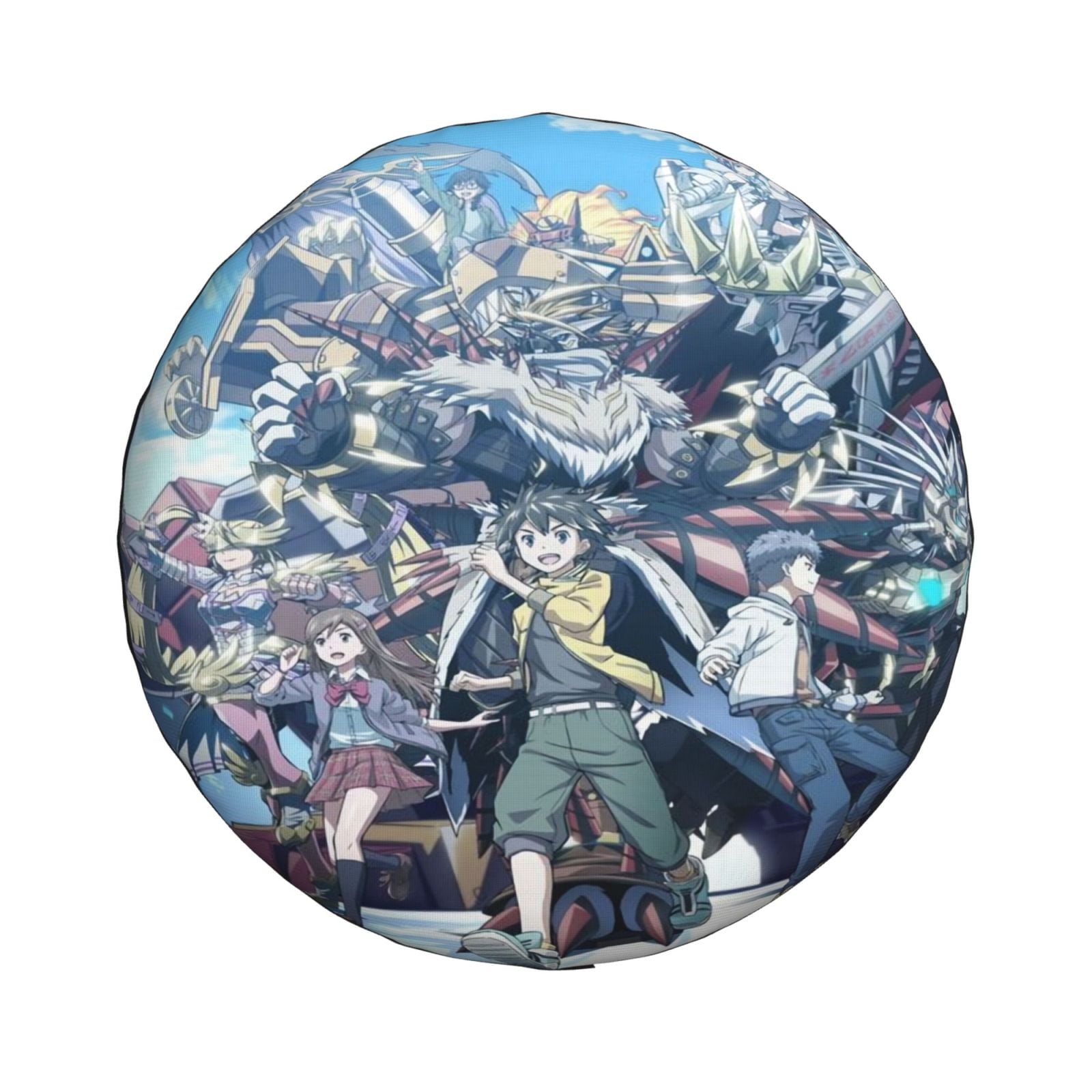 Digimon Anime Spare tire cover wheels protect General Purpose Trailer