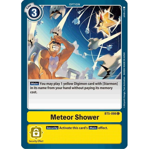 Digimon Battle of Omni Common Meteor Shower BT5-098