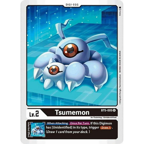 Digimon Battle of Omni Uncommon Tsumemon BT5-005