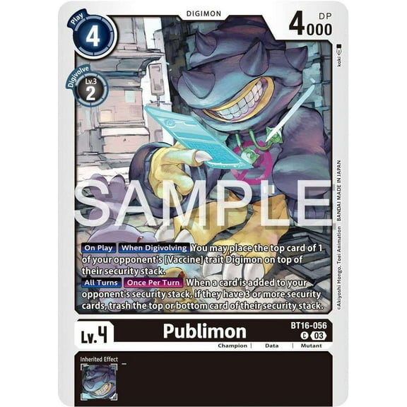 Digimon Beginning Observer Common Publimon BT16-056