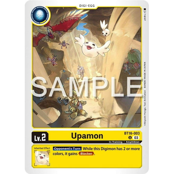 Digimon Beginning Observer Uncommon Upamon BT16-003