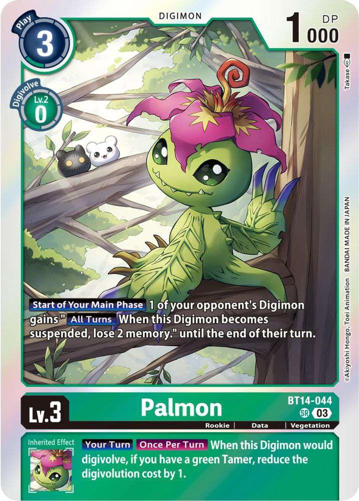 Digimon Blast Ace Super Rare Palmon BT14-044 - Walmart.com