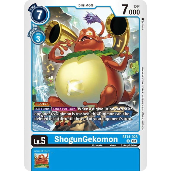 Digimon Blast Ace Uncommon ShogunGekomon BT14-028