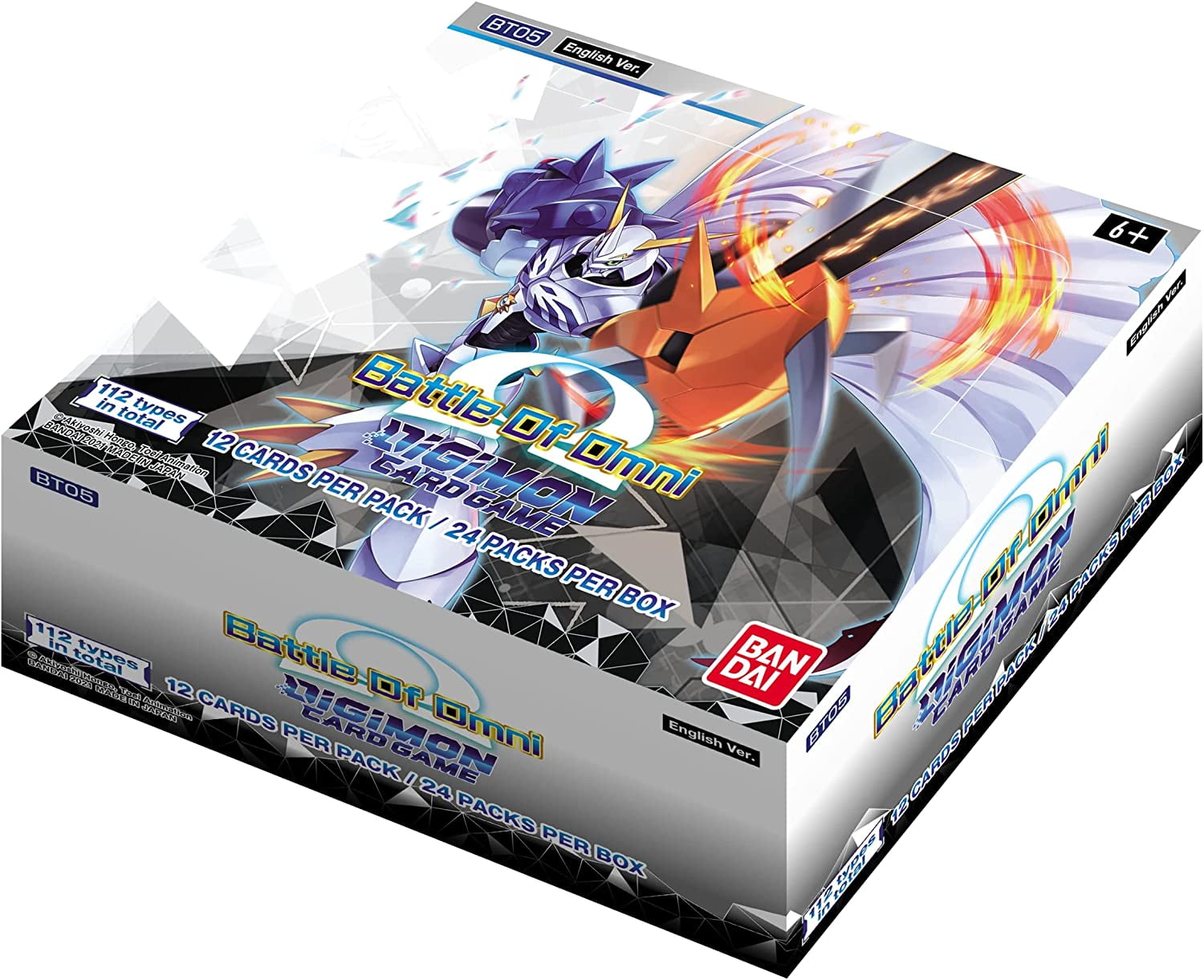 digimon bt05 booster box Amazon.com: Bandai Digimon Card Game Booster Battle of Omega Booster Pack ( Box) [BT-05] : Toys & Games main image 1