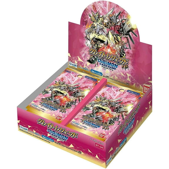 Digimon Card Game Great Legend Booster Box (Japanese, 24 Packs)