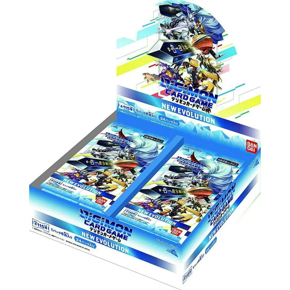 Digimon Card Game New Evolution Booster Box (Japanese, 24 Packs)