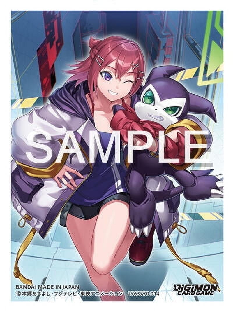 Digimon Card Game Official Card Sleeves - Yuuki and Impmon 2025