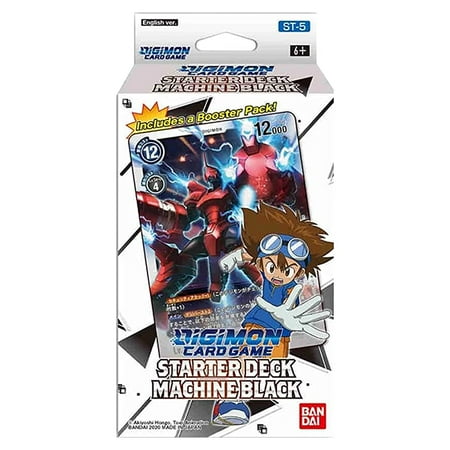 Digimon Trading Card Game Starter Deck Machine Black (54 Cards)