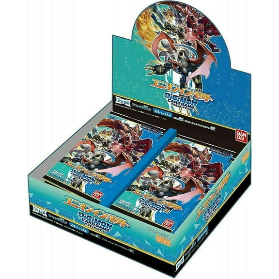 Digimon Card Game Union Impact Booster Box (Japanese, 24 Packs)