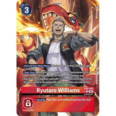 Digimon Chain of Liberation Rare Ryutaro Williams EX8-065 (Alternate Art)