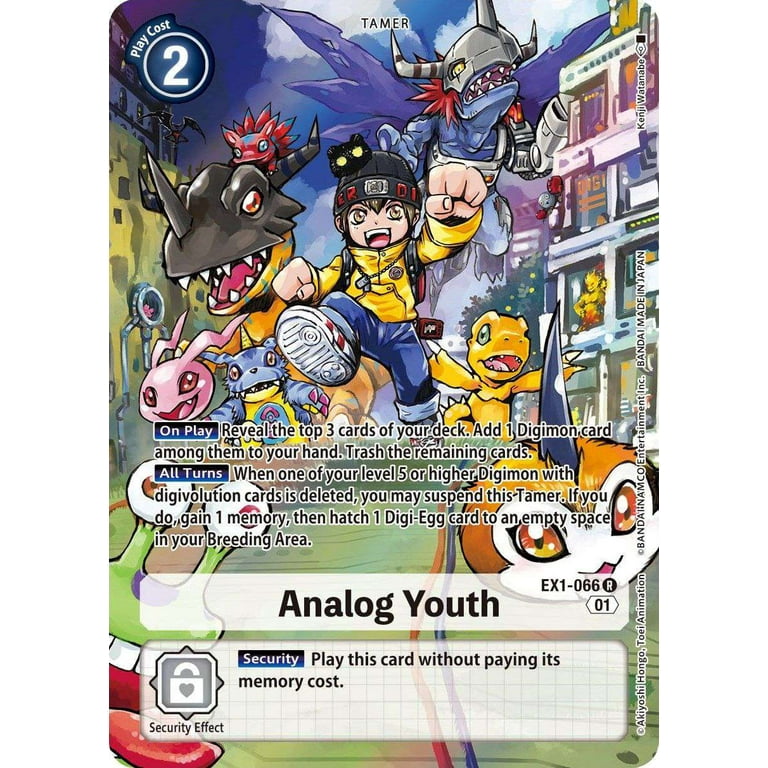 Digimon Classic Collection Rare Analog Youth EX1-066