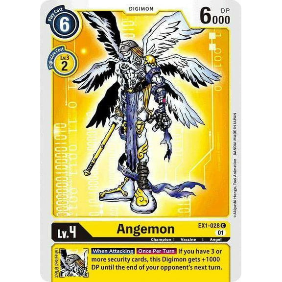 Digimon Classic Collection Common Angemon EX1-028