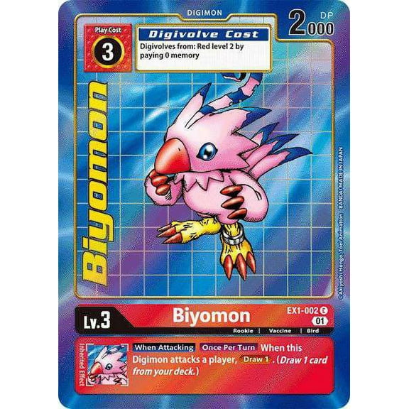Digimon Classic Collection Common Biyomon EX1-002 (Alternate Art)