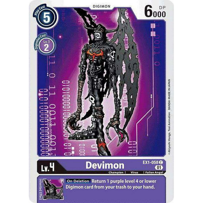 digimon devimon card Classic Collection Common EX1-058 Description coming soon... Devimon [BT2-074] (Alternate Art) [Release