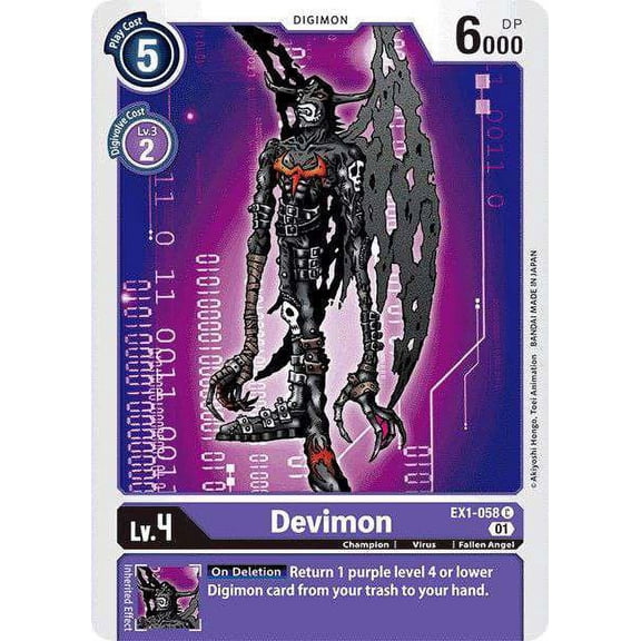 Digimon Classic Collection Common Devimon EX1-058