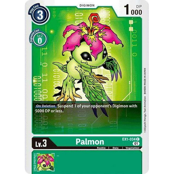 Digimon Classic Collection Common Palmon EX1-034