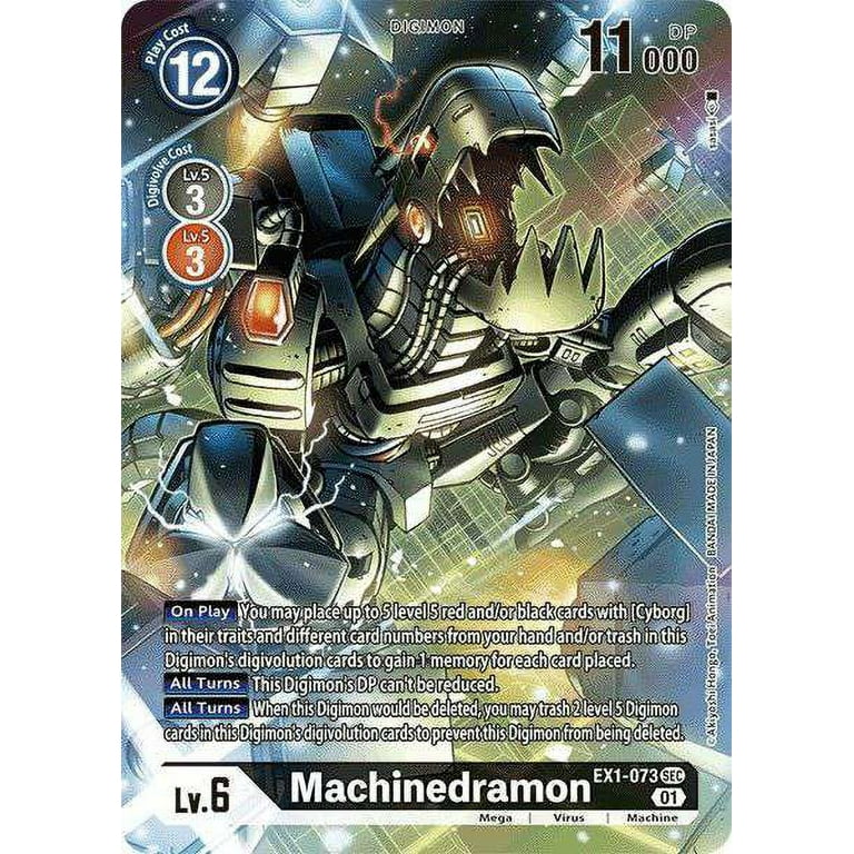 Digimon Classic Collection Secret Rare Machinedramon EX1-073