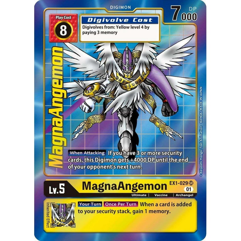 Digimon Classic Collection Super Rare MagnaAngemon EX1-029