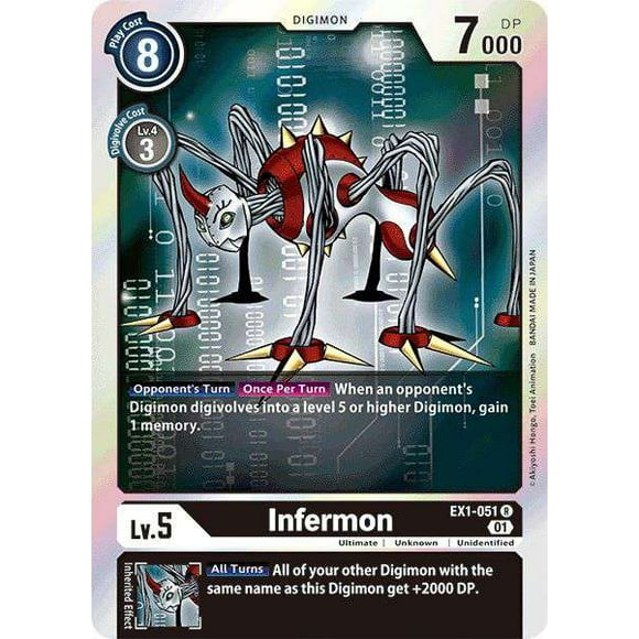Digimon Classic Collection Rare Infermon EX1-051