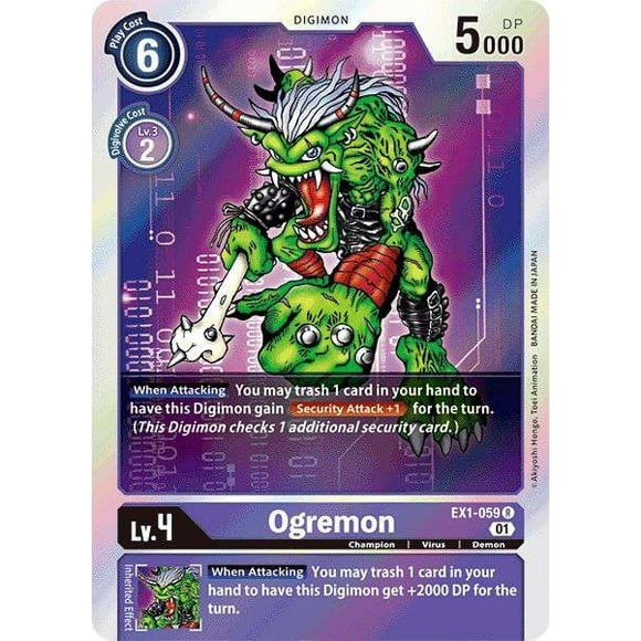 Digimon Classic Collection Rare Ogremon EX1-059