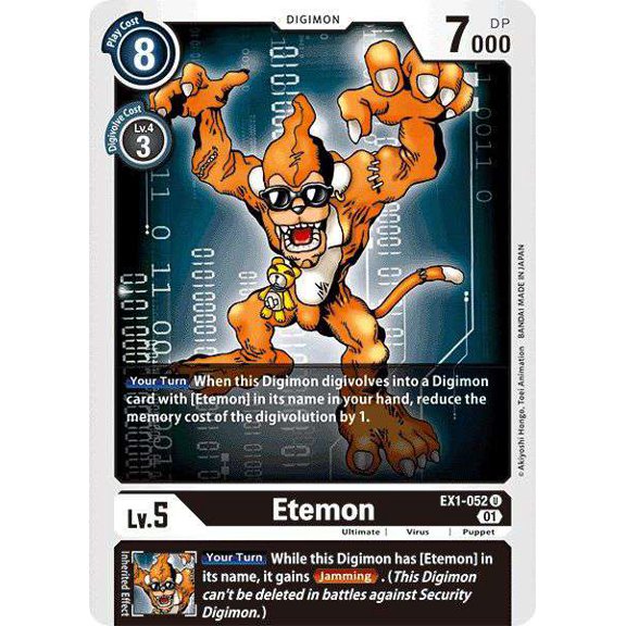 Digimon Classic Collection Uncommon Etemon EX1-052