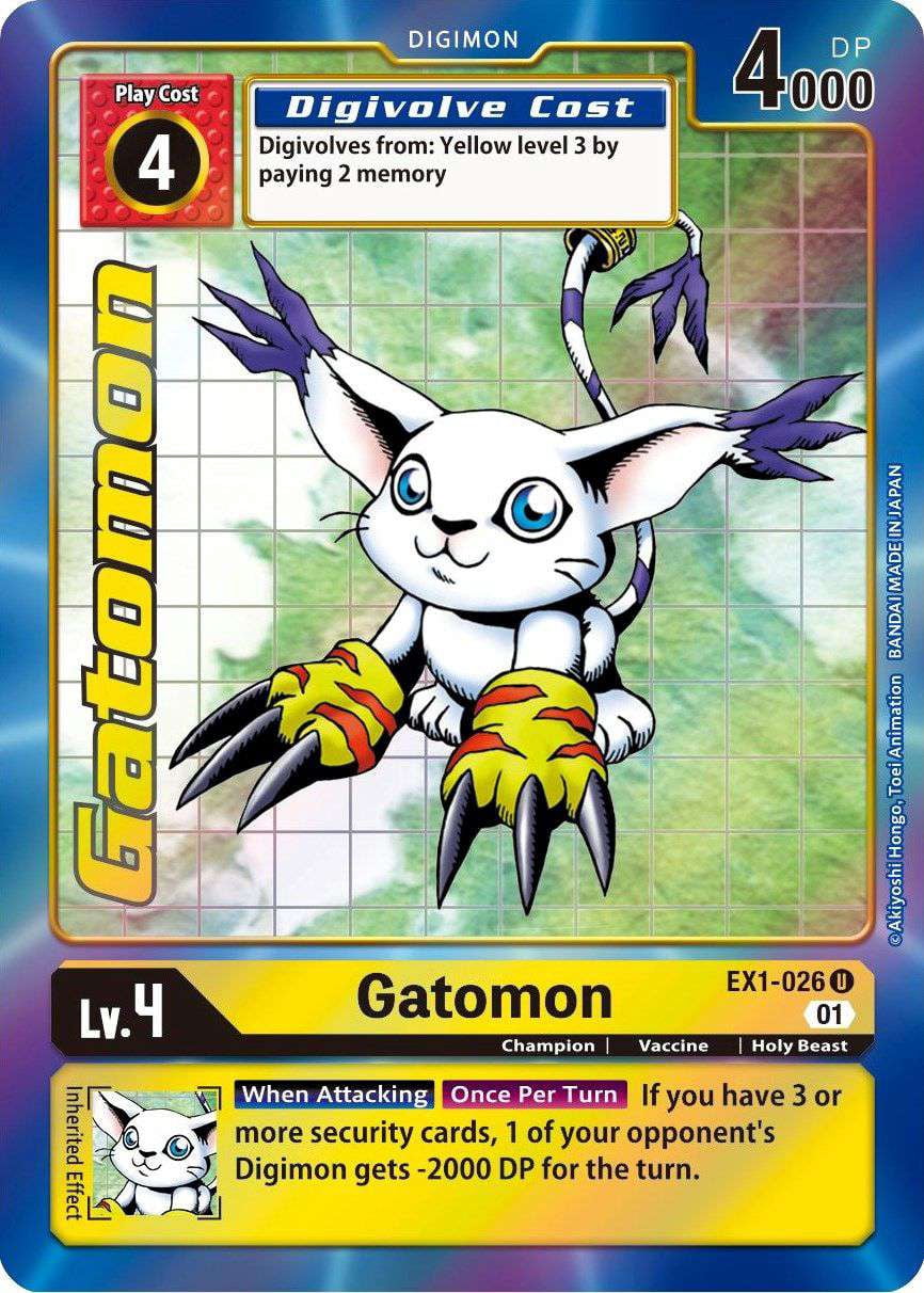 Digimon Classic Collection Uncommon Gatomon EX1-026 (Alternate Art) - Walmart Business Supplies Digimon Classic Collection Uncommon Gatomon EX1-026 (Alternate Art) - Walmart Business Supplies