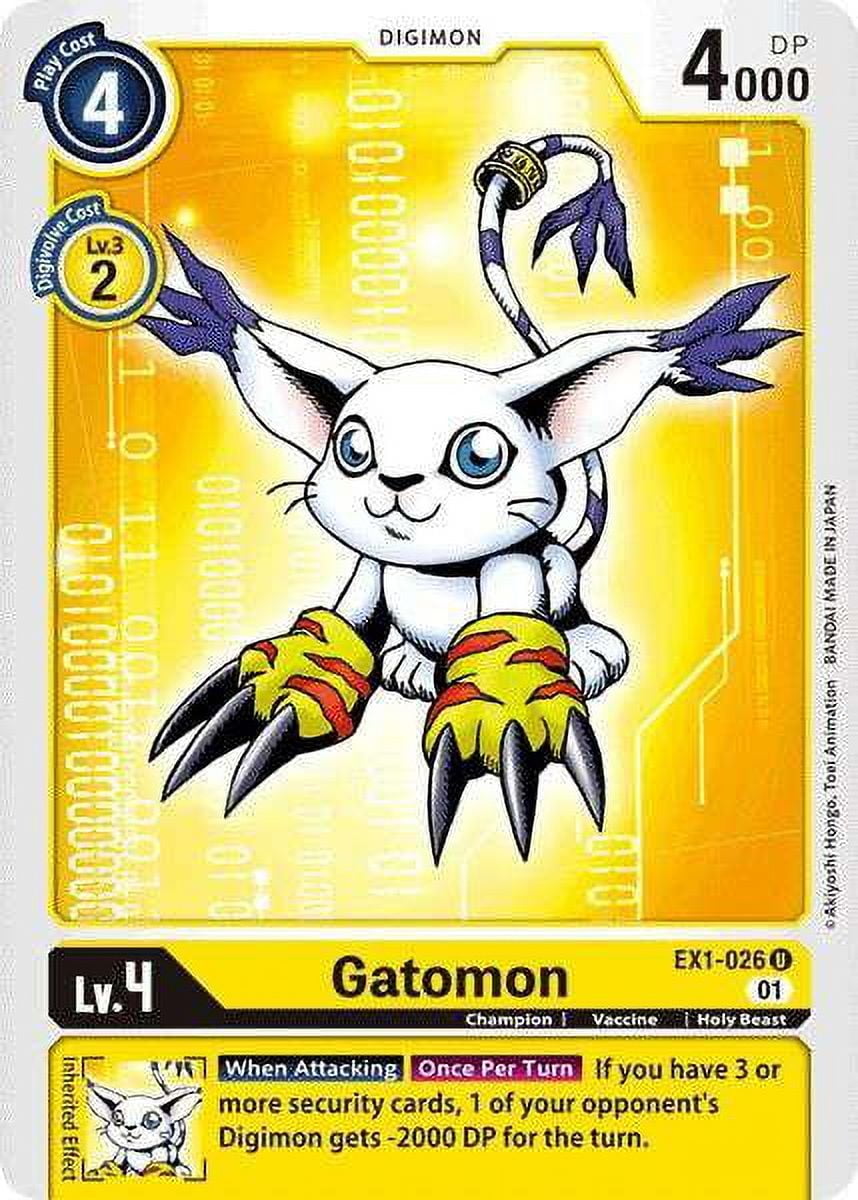 【貴重】デジモン　初代 Digimon Classic Collection Uncommon Gatomon EX1-026