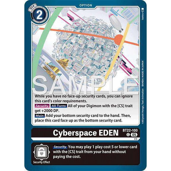 Digimon Cyber Eden Common BT22-100