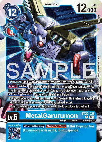 Digimon Cyber Eden Rare BT22-026 - Walmart.com