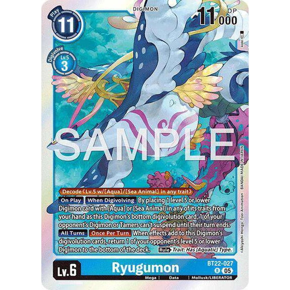 Digimon Cyber Eden Rare BT22-027