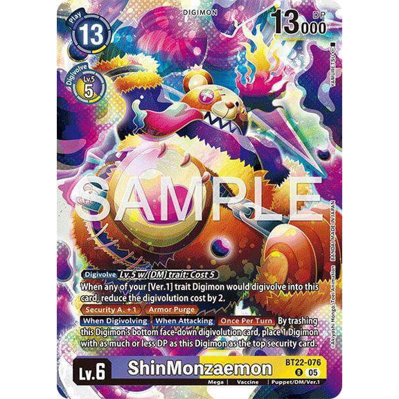 Digimon Cyber Eden Rare BT22-076