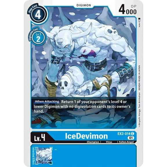 Digimon Digital Hazard Common IceDevimon EX2-014