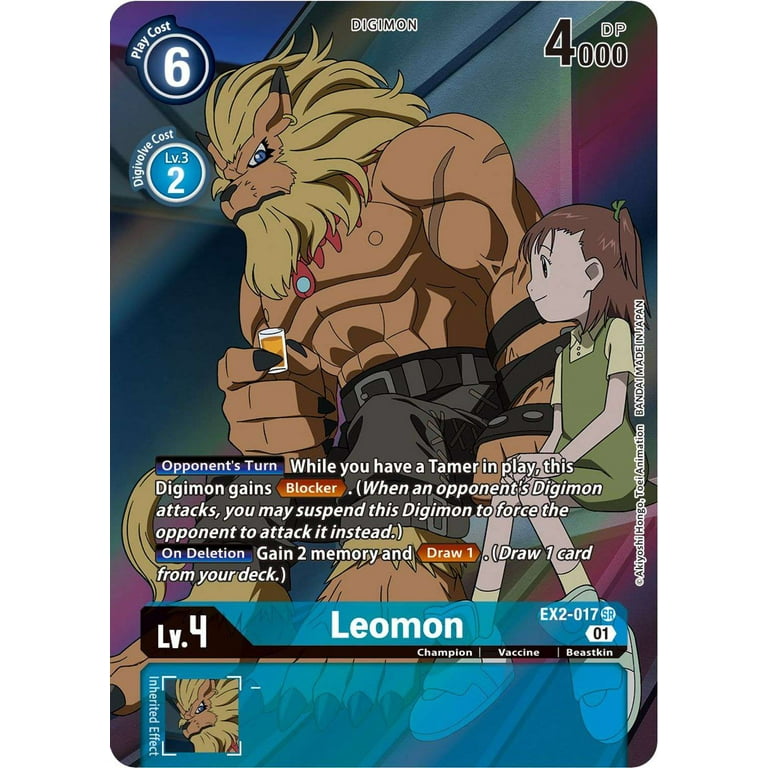 leomon digimon card (X Antibody) - BT9-050 C Crafted by the renowned brand Bandai Digimon Card Game/EX-05Animal Colosseum]Loader Leomon