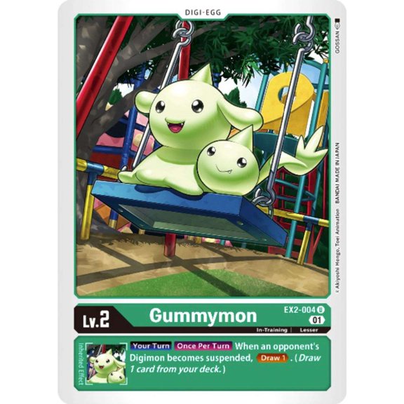 Digimon Digital Hazard Uncommon Gummymon EX2-004