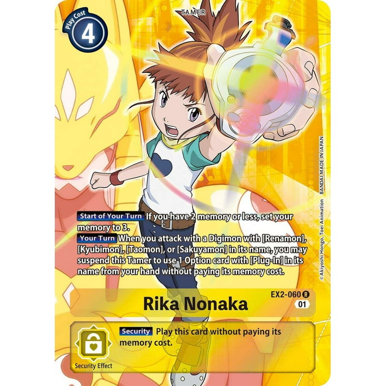 digimon identified memory card BE including commons Digimon shown on Alt art