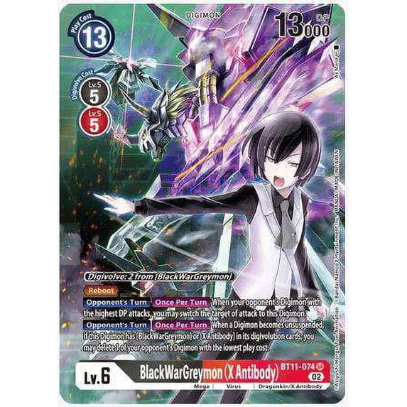 Digimon Dimensional Phase BlackWarGreymon BT11-074 (Alternate Art)