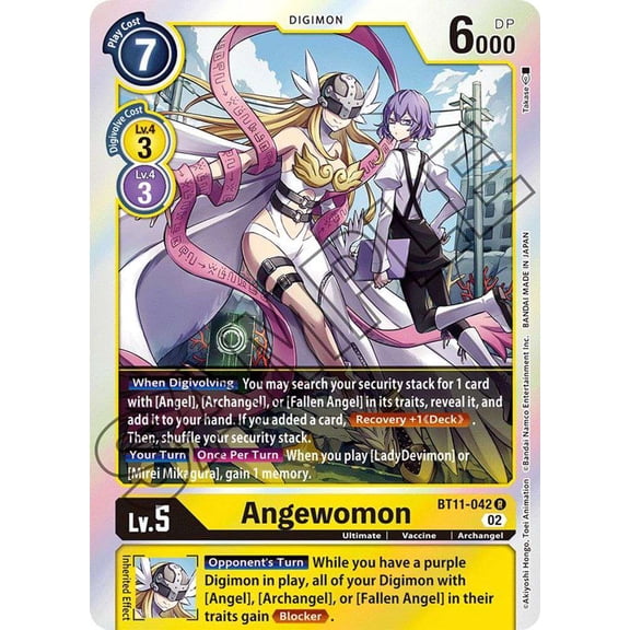 Digimon Dimensional Phase Rare Angewomon BT11-042