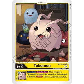 Digimon Dimensional Phase Uncommon Tokomon BT11-003