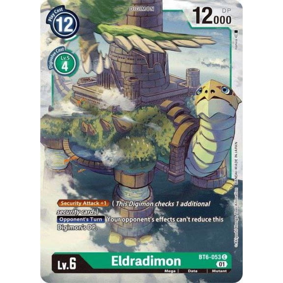 Digimon Double Diamond Common Eldradimon BT6-053