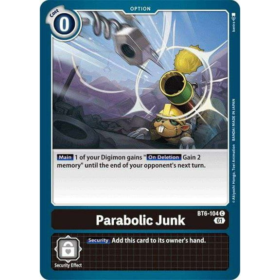 Digimon Double Diamond Common Parabolic Junk BT6-104