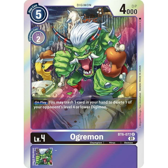 Digimon Double Diamond Rare Ogremon BT6-072